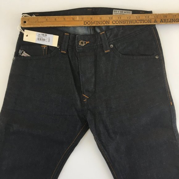 Diesel Darron Regular Slim - Tapered Button Fly Jeans 28 - Picture 11 of 13